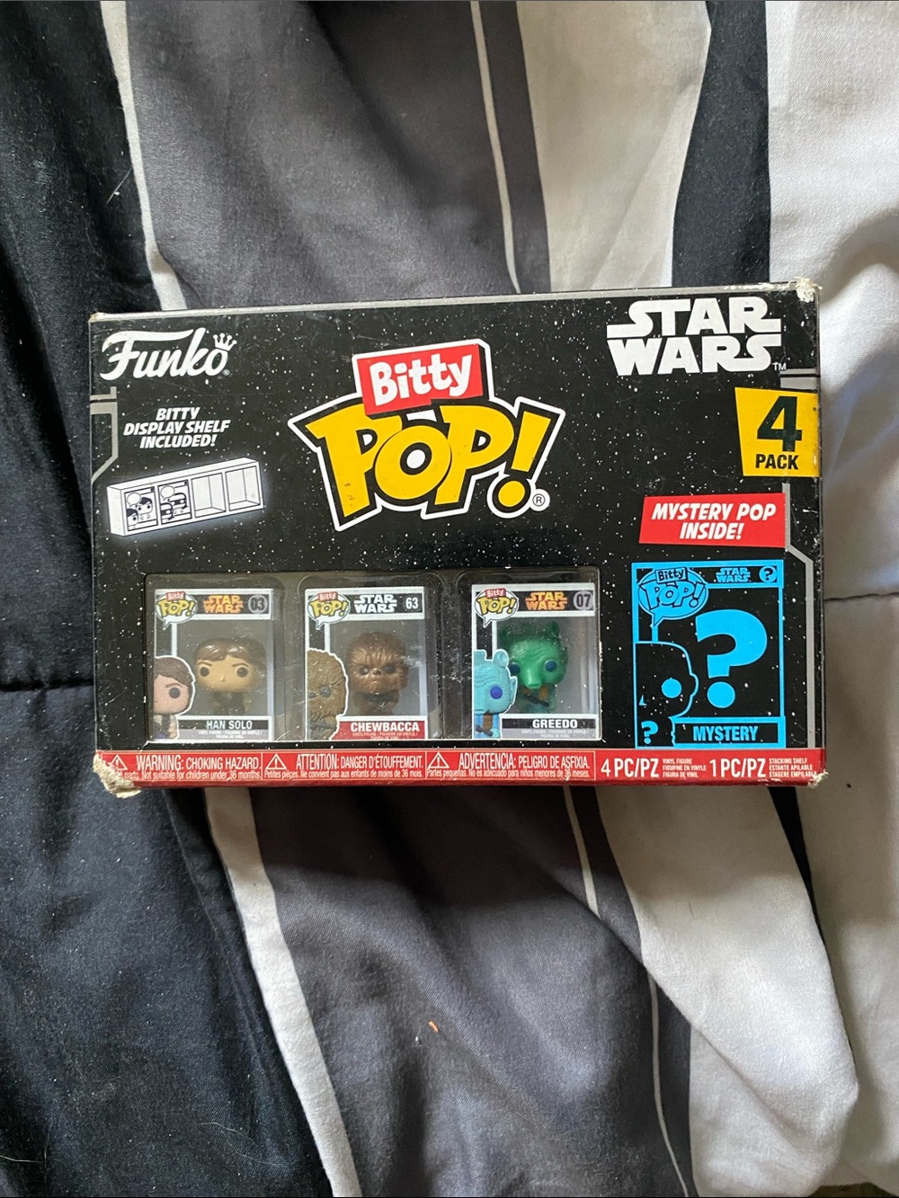 Funko Bitty Pop! Star Wars 4-Pack - Black, Yellow, Red, Blue Accents